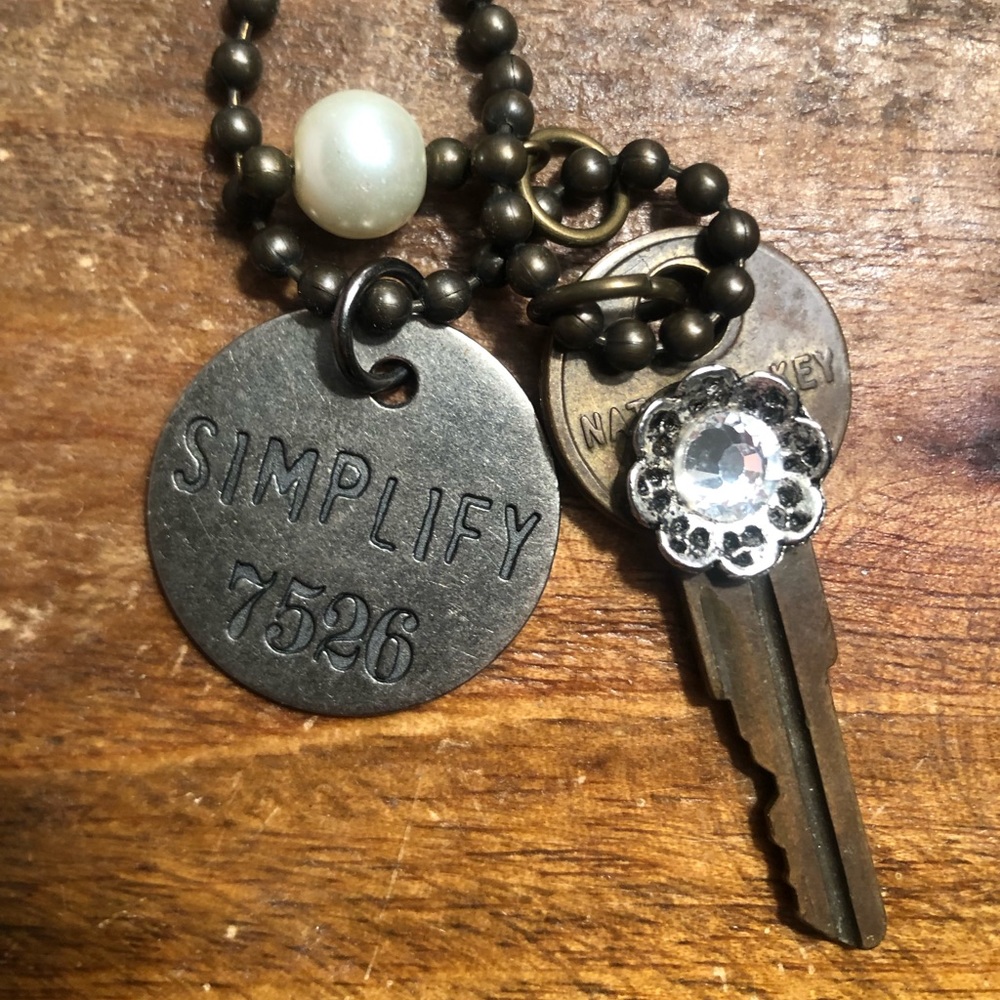 Simplify Key Necklace